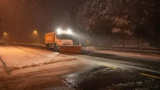 Bolu geçişinde kar yağışı etkili oluyor