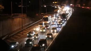 Bolu geçişinde trafik durma noktasına geldi