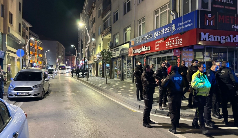 Bolu’da gece saatlerinde ortalık karıştı: 7 gözaltı