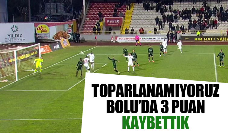 Boluspor: 1 Sakaryaspor:0