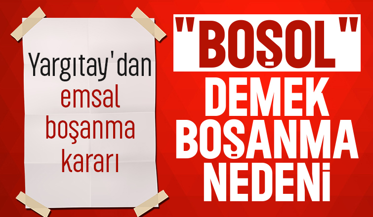 Boşanma davaları için emsal karar