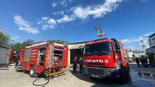 Boya atölyesinde yangın