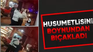 Boynundan bıçaklandı