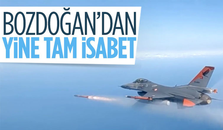 Bozdoğan füzesinin test atışları başarılı