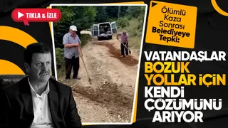 Bozuk Yol Vatandaşları İsyan ettirdi: Belediyeden Çözüm Bekliyoruz!