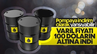 Brent petrolün varil fiyatı 100 doların altına indi