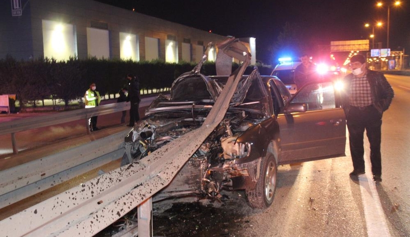 Bu araçtan burnu bile kanamadan çıktı