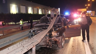 Bu araçtan burnu bile kanamadan çıktı