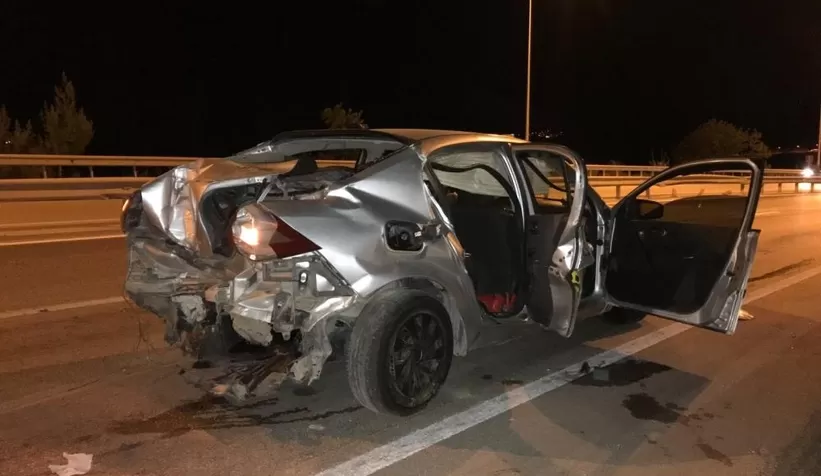 Bu araçtan burnu bile kanamadan çıktı