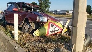 Bu araçtan yara almadan kurtuldular