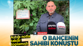 Bu bahçeden meyve yemek serbest!
