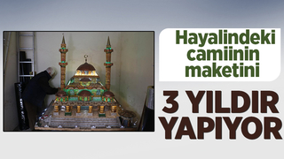 Bu cami maketi görenleri şaşırtıyor