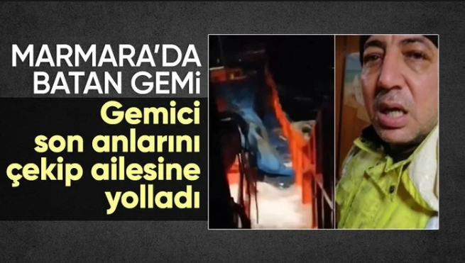 Bu görüntüden sonra gemi battı: Sakaryalı Ahmet'te gemideydi