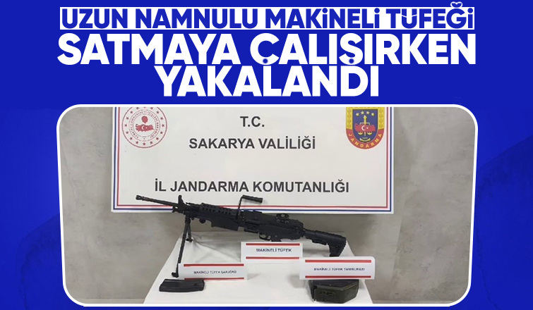 Bu silahı satmaya çalışırken yakalandı