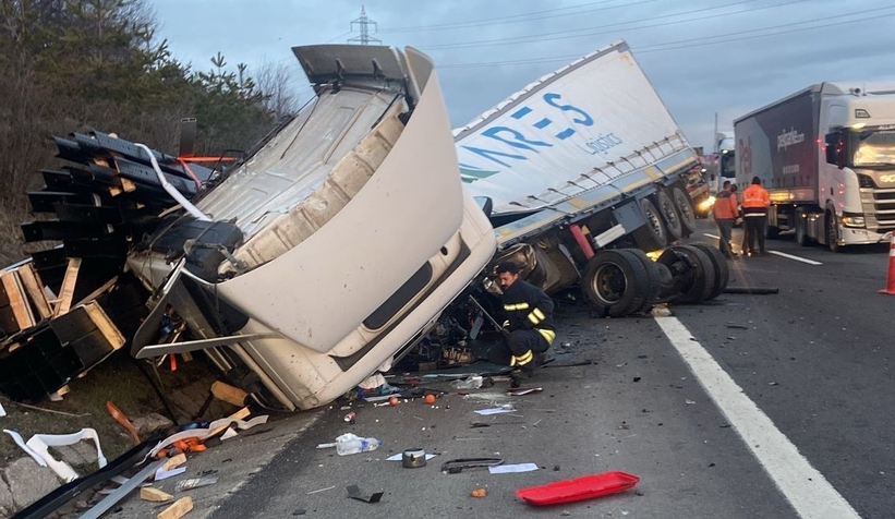 Bu tırdan sağ çıktı