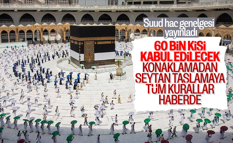Bu yılki hac ibadeti için 60 bin kişi kabul edecek