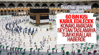 Bu yılki hac ibadeti için 60 bin kişi kabul edecek
