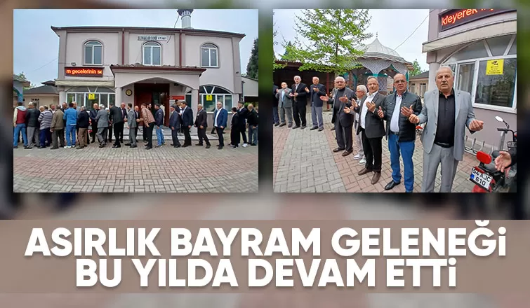 Budaklar'da asırlık bayram geleneği