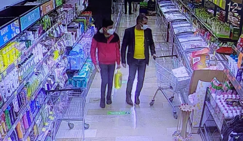 Bulduklar temazsız kartla market market gezip alış veriş yaptılar