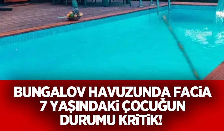 Bungalov havuzunda facia