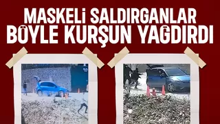 Bungalovda maskeli saldırganların kurşun yağdırdığı anlar kamerada