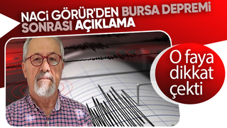 Bursa depremi sonrası o faya işaret etti