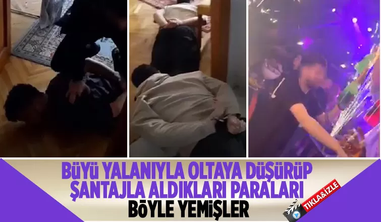Büyü yalanıyla milyonluk vurgun yapıp paraları gece kulüplerinde yediler