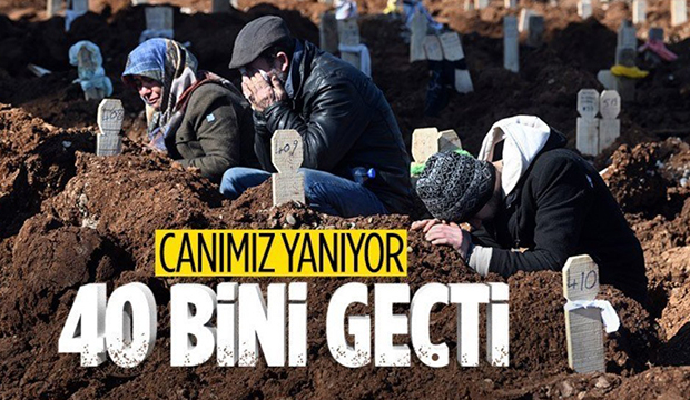 Büyük depremde acı bilanço 40 bini aştı