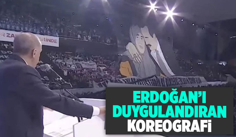 Büyük kongrede duygusal anlar! Cumhurbaşkanı Erdoğan ve annesinin koreografi gösterisi yapıldı