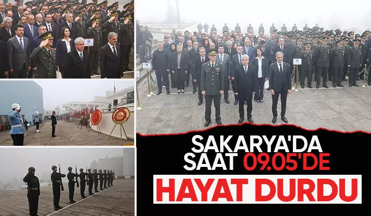 Büyük Önder Atatürk törenle anıldı