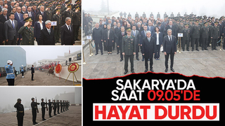 Büyük Önder Atatürk törenle anıldı