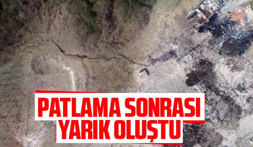 Büyük yarık oluştu