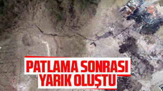 Büyük yarık oluştu