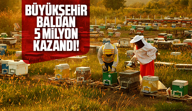 Büyükşehir 1 yılda tam 29 ton bal üretti