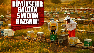 Büyükşehir 1 yılda tam 29 ton bal üretti