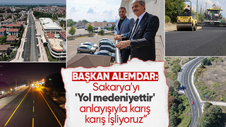 Büyükşehir 16 ilçede 33 kilometre asfalt