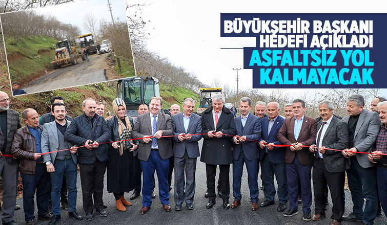 Büyükşehir 400 bin ton asfalt hedefini geride bıraktı