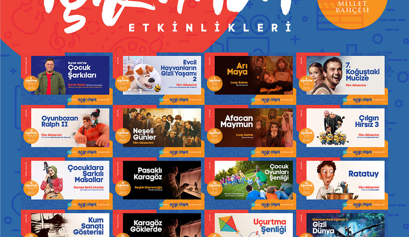 Büyükşehir açık hava etkinlikleri başlıyor