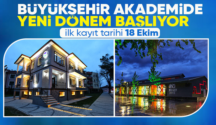 Büyükşehir Akademi’de kayıtlar başlıyor