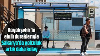 Büyükşehir akıllı durakları devreye aldı