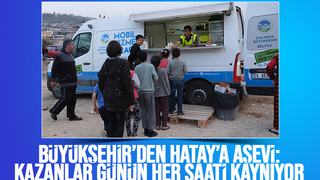 Büyükşehir aşevinden depremzedelere 3 öğün yemek