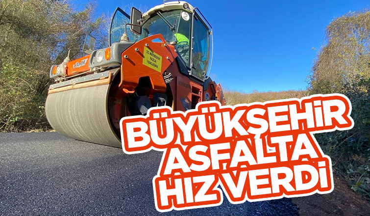 Büyükşehir asfalta hız verdi