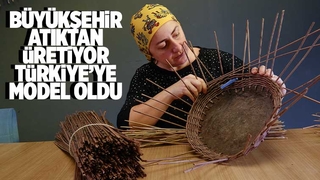 Büyükşehir atıklardan objeler üretiyor