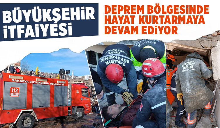 Büyükşehir Belediyesi tüm ekipleriyle afet bölgesinde