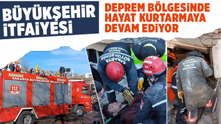 Büyükşehir Belediyesi tüm ekipleriyle afet bölgesinde