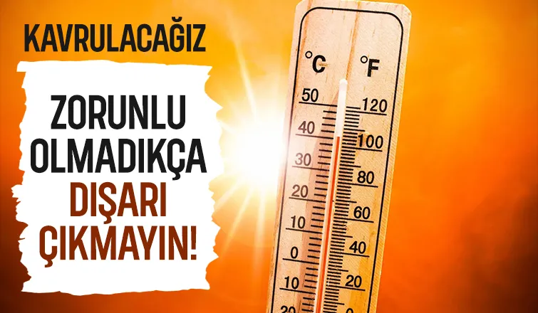 Büyükşehir bugün için uyardı: Bu saat aralığında güneşe çıkmayın