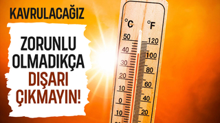 Büyükşehir bugün için uyardı: Bu saat aralığında güneşe çıkmayın