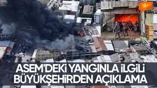 Büyükşehir'den yangın açıklaması