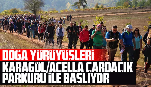 Büyükşehir doğa yürüyüşleri başlıyor
