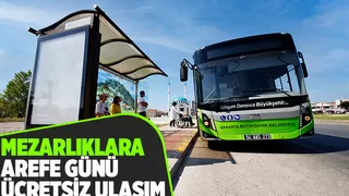 Büyükşehir duyurdu: Mezarlıklara arefe günü ücretsiz ulaşım